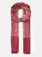 Floral Eden Wool Kani Stole