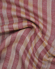 Shimmer Wool Blend Stole Bold  Striped Pattern
