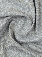 Lustrous Paisley Wool Blend Shawl for Women