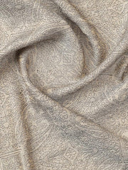 Lustrous Paisley Wool Blend Shawl