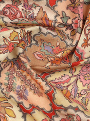 Embroidered Wool Shawl with Chinar Leaf Motifs