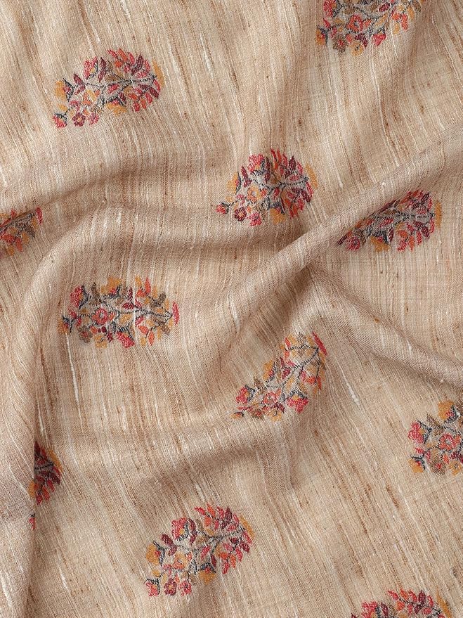 Traditional Wool Kani Shawl Palledar Pattern Mughal Inspired Handloom Wrap